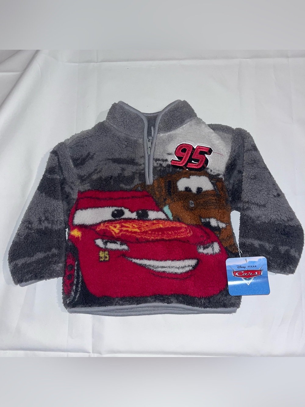 Disney Pixar Cars Sherpa Vest NWT 12M